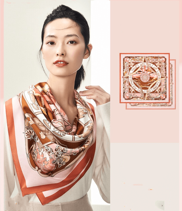square silk scarf 1